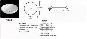 Overmount سرامیک نزول مخازن (YLT-#6122)