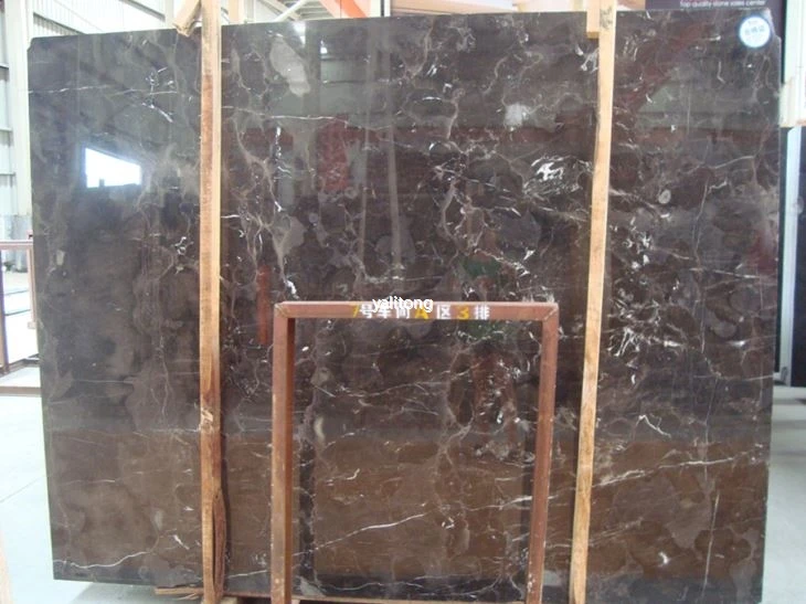 China Brown Marble Slabs